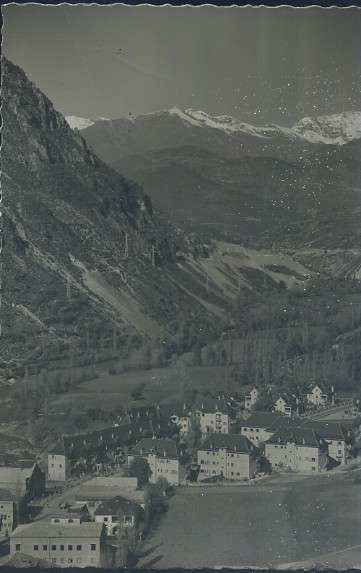 POSTAL ALTO RIBAGORZANA LERIDA PONT DE SUERT PANORAMICA DEL BARRIO RESIDENCIAL