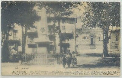 POSTAL ANTIGUA DE GERONA. PUIGCERDA. PLAZA DE LOS HEROES Nº 433