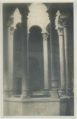 POSTAL ANTIGUA DE GERONA. SAN PEDRO DE RODA. CAPITELES DE LA IGLESIA