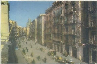 POSTAL DE GERONA. RAMBLAS GENERALISIMO