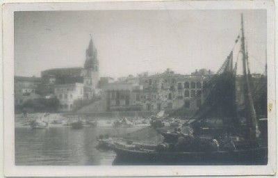 POSTAL DE GERONA: PALAMOS. MUELLE