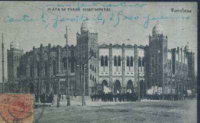 POSTAL ANTIGUA DE BARCELONA PLAZA DE TOROS MONUMENTAL