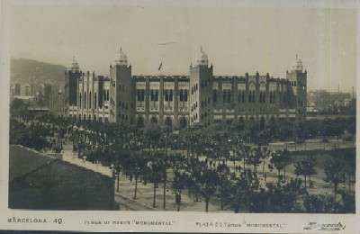 POSTAL ANTIGUA DE BARCELONA PLAZA DE TOROS MONUMENTAL Nº 49