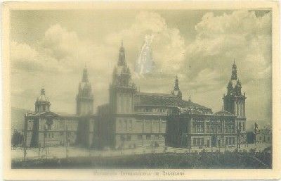 POSTALES ANTIGUA EXPO. DE BARCELONA. PALACIO NACIONAL. FACHADA SUR