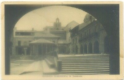 POSTALES ANTIGUA EXPO. DE BARCELONA. PLAZA MAYOR