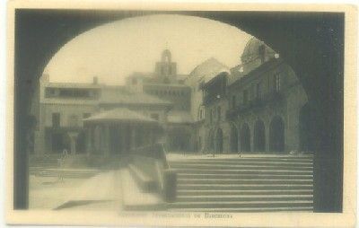 POSTALES ANTIGUA EXPO. DE BARCELONA. PLAZA MAYOR