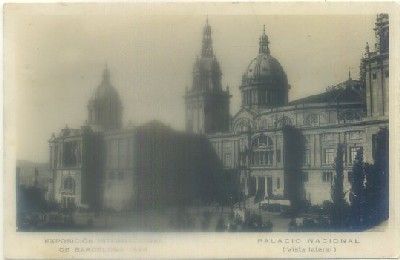 POSTAL ANTIGUA DE BARCELONA. EXPO. INTERNACIONAL 1929. PALACIO NACIONAL