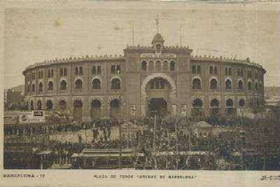 POSTAL ANTIGUA DE BARCELONA PLAZA DE TOROS ARENAS DE BARCELONA Nº 12