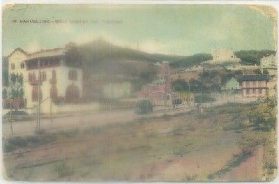 POSTAL DE ANTIGUA DE BARCELONA. GRAN AVENIDA DEL TIBIDABO