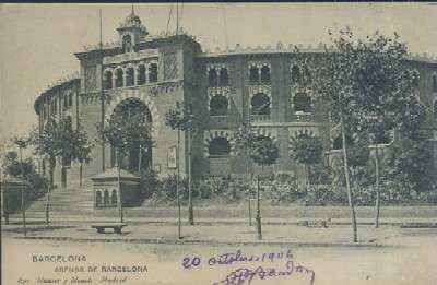 POSTAL ANTIGUA DE BARCELONA ARENAS DE BARCELONA Nº 630