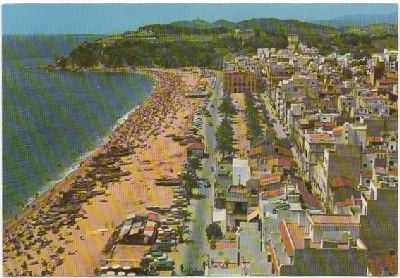 POSTAL DE GERONA. VISTA PARCIAL AEREA