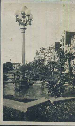 POSTAL ANTIGUA DE LERIDA PLAZA DEL SEGRE DETALLE