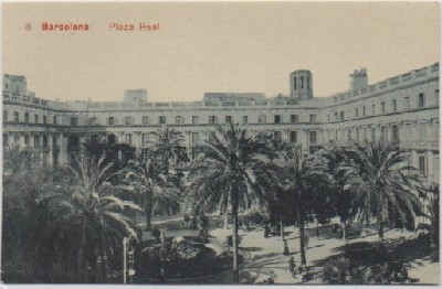 POSTAL ANTIGUA DE BARCELONA. PLAZA REAL