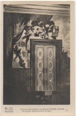 POSTAL DE BARCELONA. SALON DE LAS CRONICAS. EXPEDICION A ORIENTE