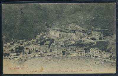 POSTAL ANTIGUA DE PORT BOU ( GIRONA ) TUNEL FRONTERA Y ESTACION INTERNACIONAL