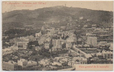 POSTAL ANTIGUA DE BARCELONA. TIBIDABO Nº 18