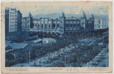 POSTAL ANTIGUA DE BARCELONA. PLAZA DE TOROS. LA MONUMENTAL