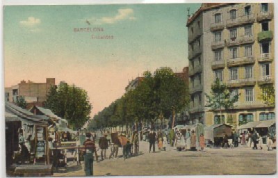 POSTAL DE BARCELONA. ENCANTES
