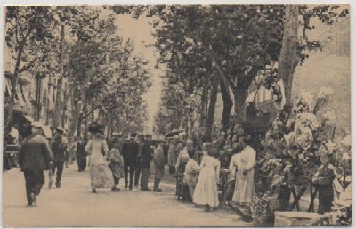 POSTAL DE BARCELONA. RAMBLA DE LAS FLORES