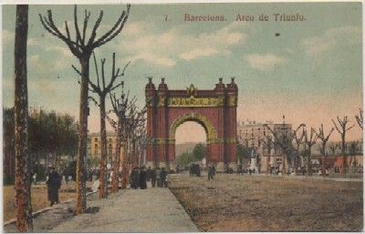 POSTAL DE BARCELONA. ARCO DEL TRIUNFO Nº 7