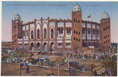 POSTAL DE BARCELONA. PLAZA DE TOROS "LA MONUMENTAL" Nº 79