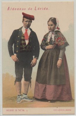 POSTAL ANTIGUA DE CATALUÑA. ALDEANOS DE LERIDA. SERIE B, Nº 5