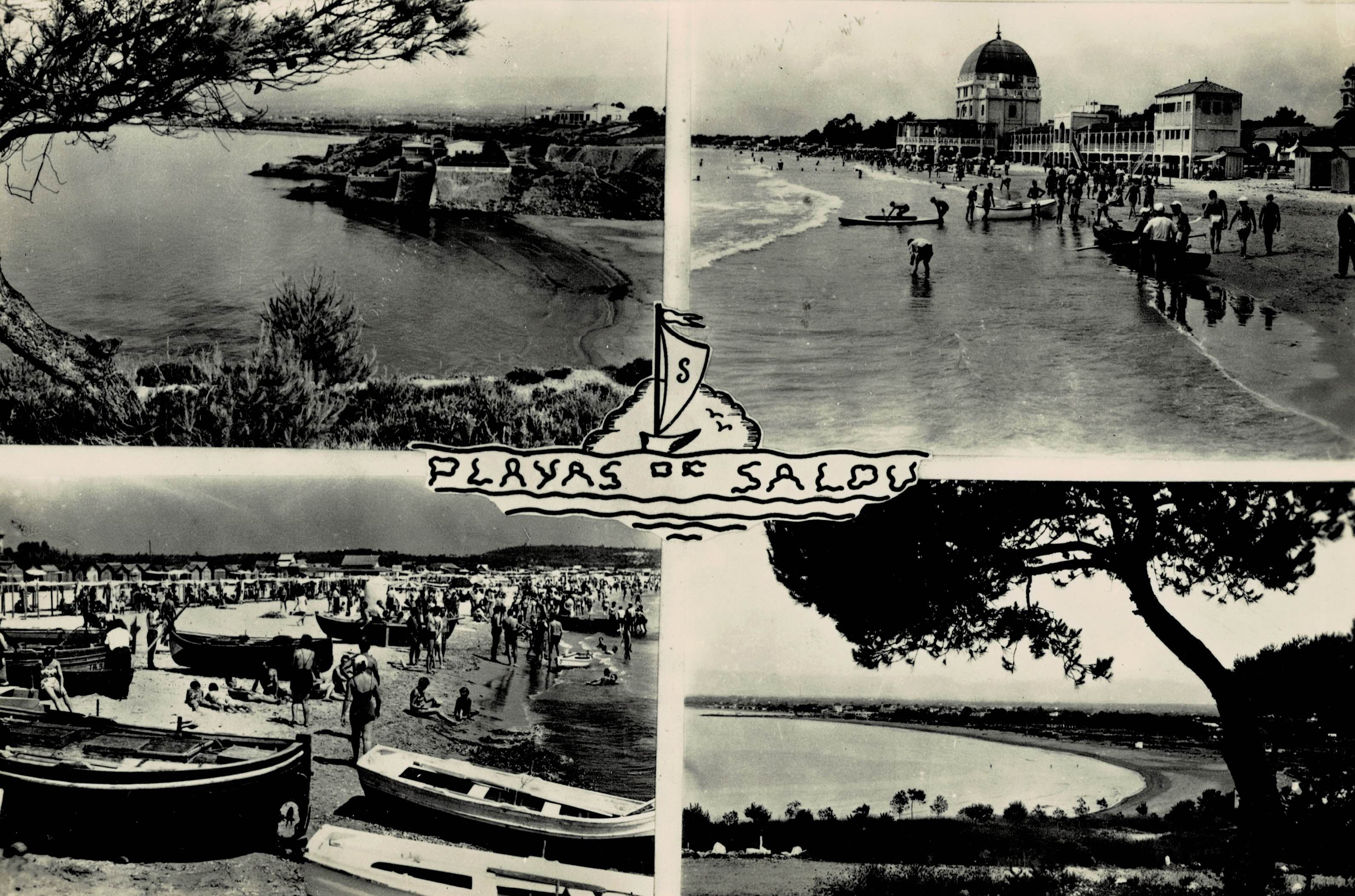 POSTAL MODERNA DE CATALUÑA. SALOU. DIVERSOS ASPECTOS DE LA CIUDAD