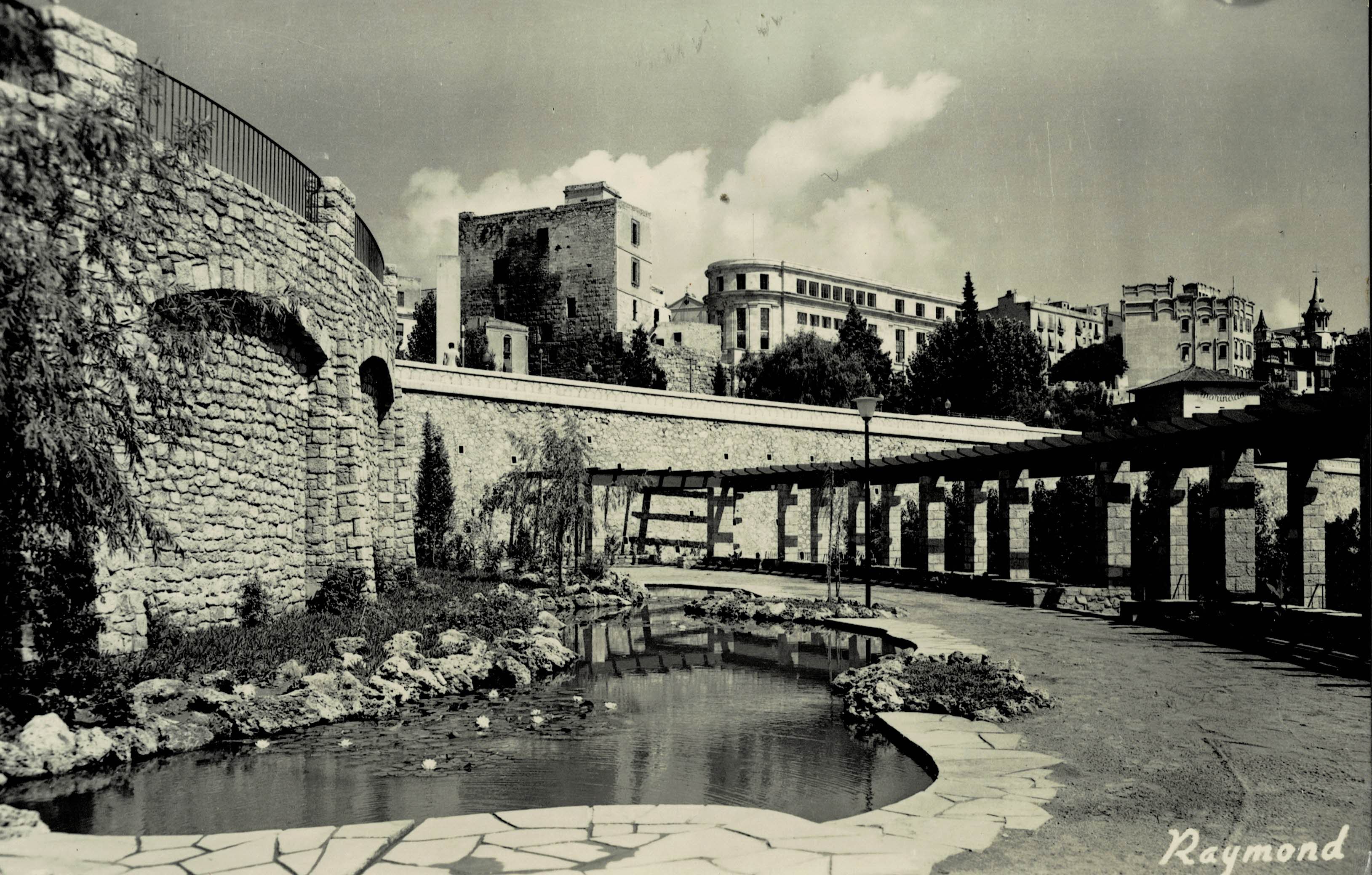 POSTAL MODERNA DE CATALUÑA. TARRAGONA. PARQUE DEL MILAGRO. PERGOLAS