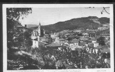 POSTAL DE TORRELLAS DE LLOBREGAT. BARCELONA. Nº 8 VISTA PARCIAL Y MONTAÑA SAN ANTONIO