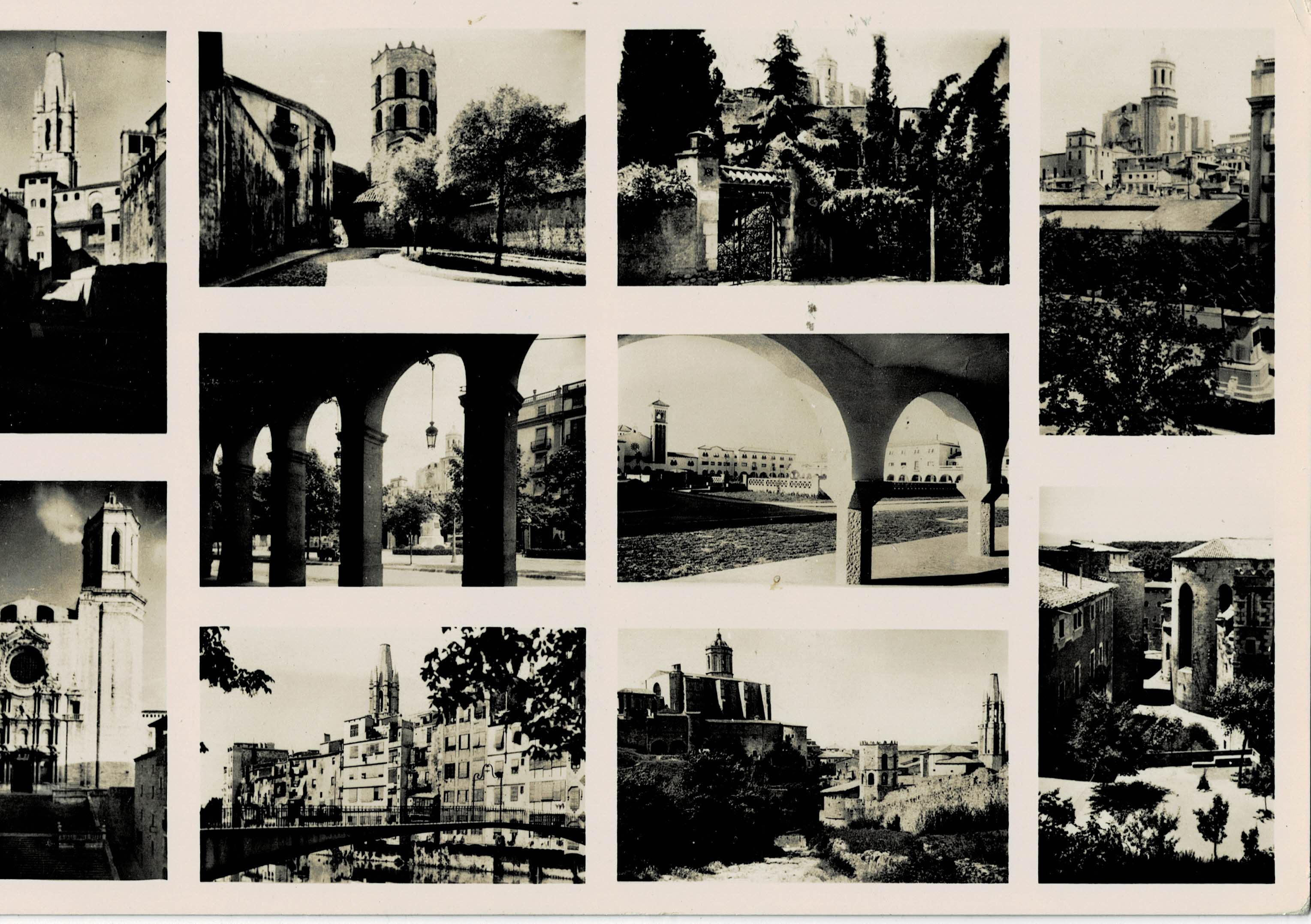 POSTAL MODERNA DE CATALUÑA. GERONA. VISTAS DE LA CIUDAD