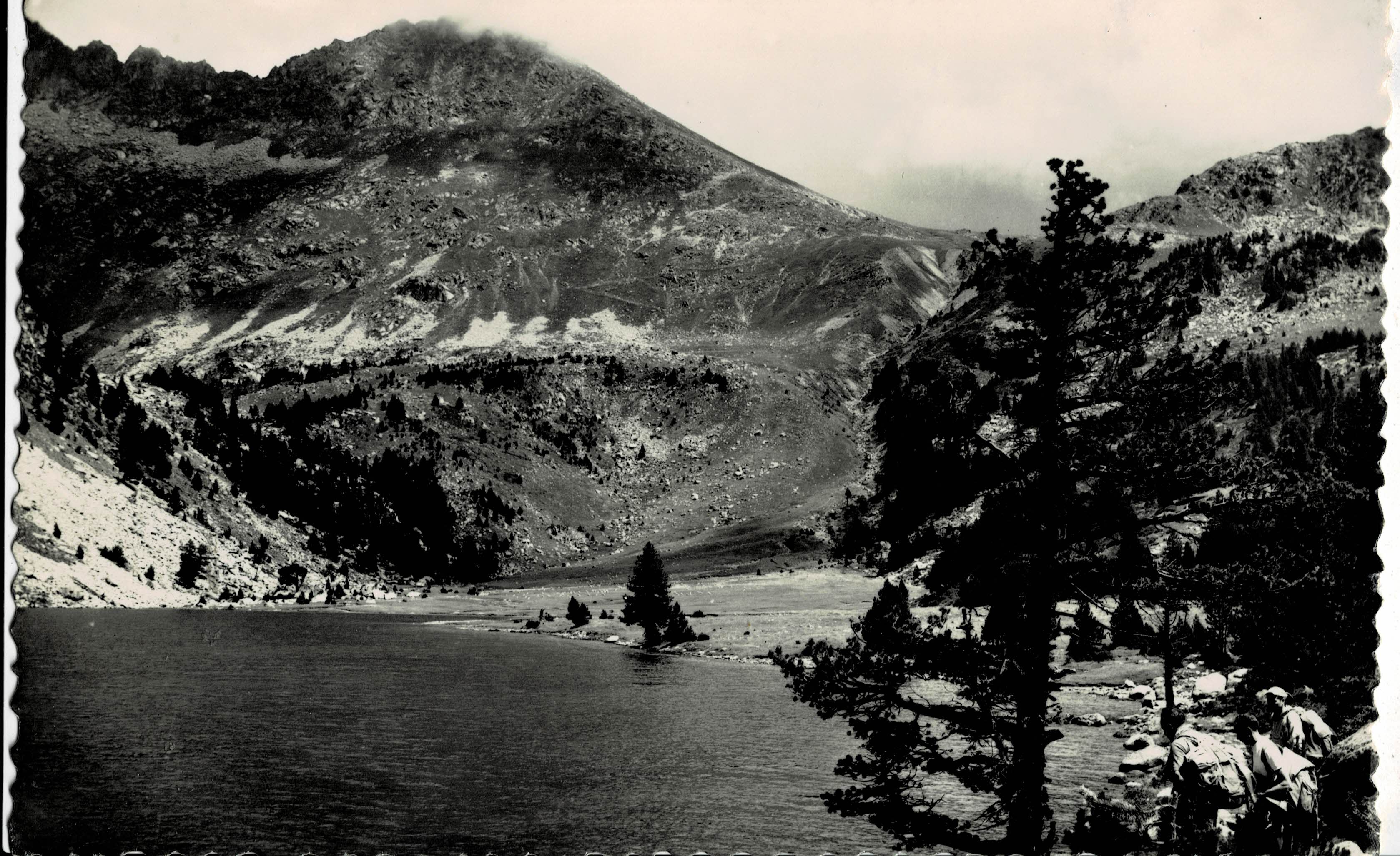POSTAL MODERNA DE CATALUÑA. REGION DE ESPOT SAN NOCOLAU. LAGO LLONG Y PORTARRO DE ESPOT