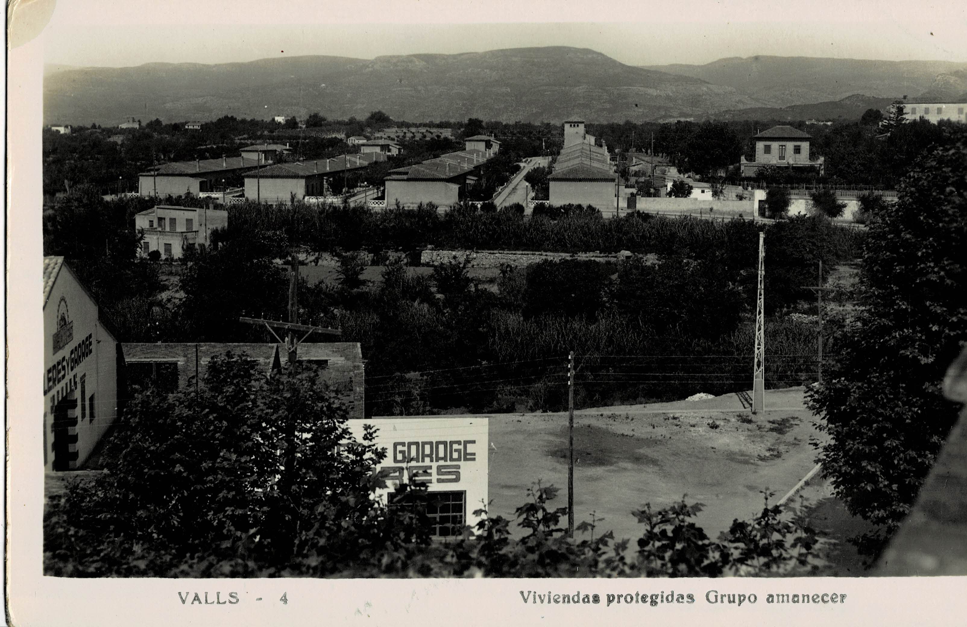 POSTAL MODERNA DE CATALUÑA. VALLS. VIVIENDAS PROTEGIDAS GRUPO AMANECER