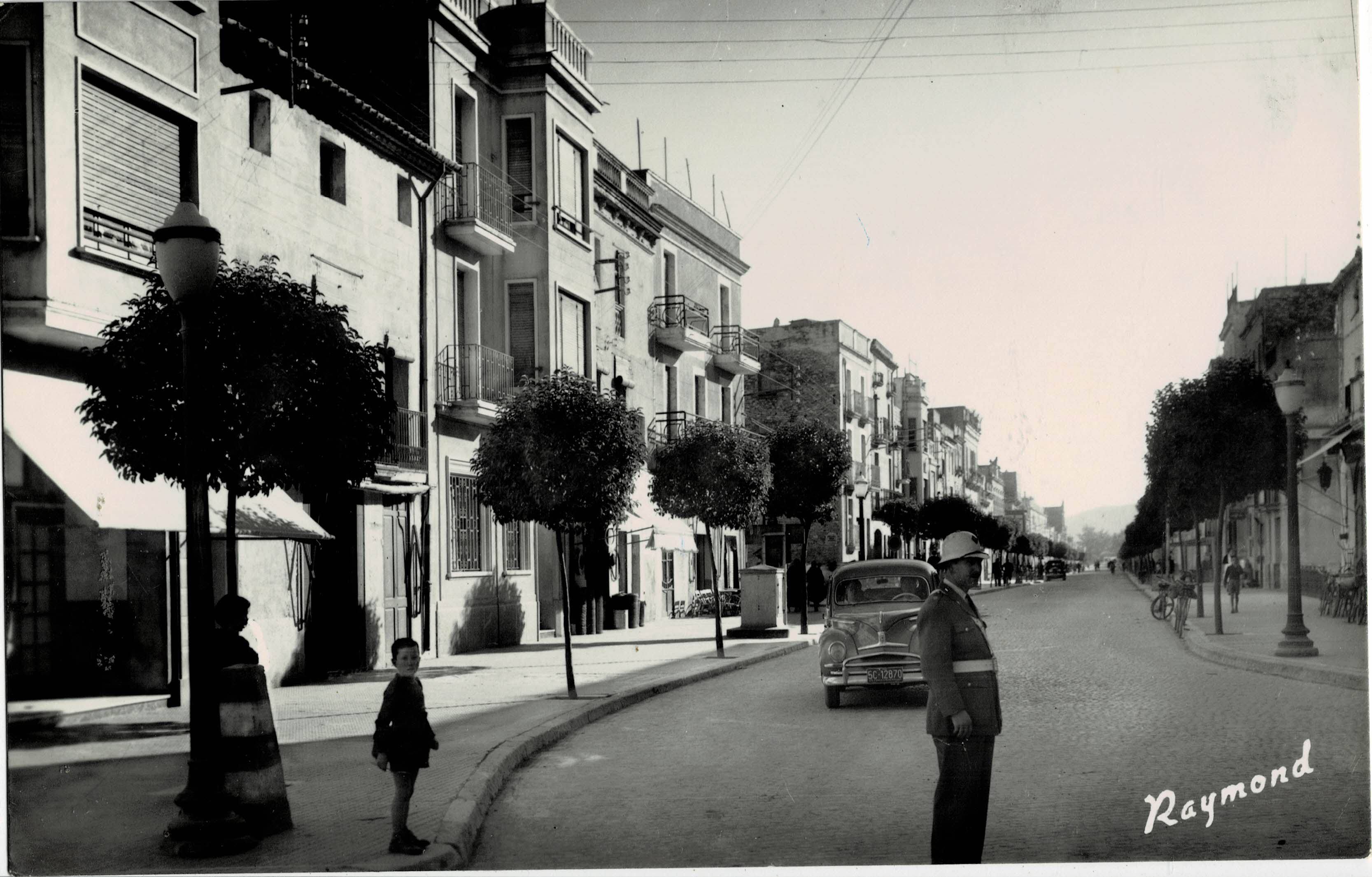 POSTAL MODERNA DE CATALUÑA. AMPOSTA. AVENIDA GENERALISIMO