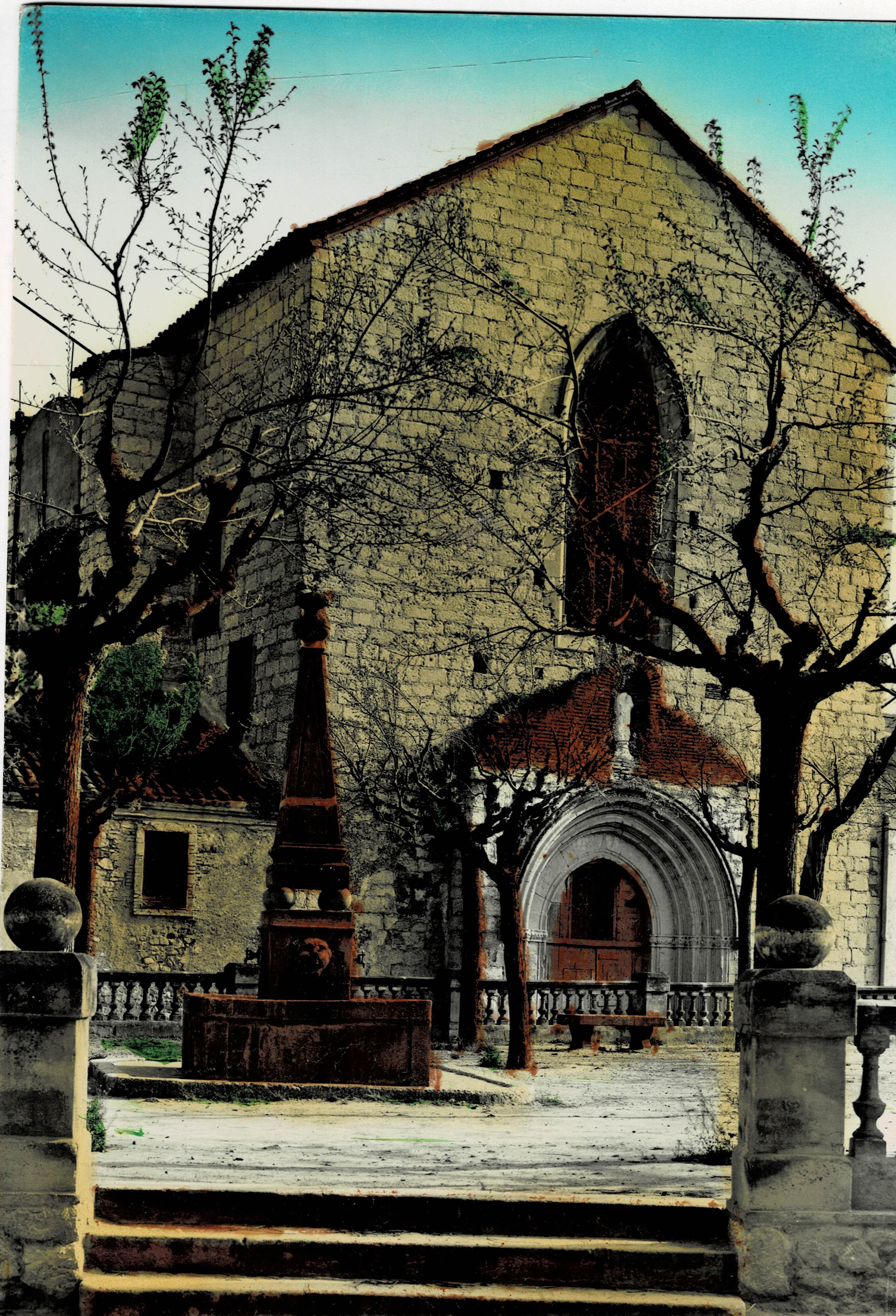 POSTAL MODERNA DE CATALUÑA. MONTBLANCH. EX CONVENTO DE SAN FRANCISCO