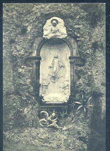 POSTAL ANTIGUA DE BARCELONA - MONTSERRAT CUARTO MISTERIO DE GLORIA