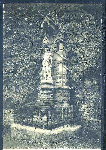 POSTAL ANTIGUA DE BARCELONA - MONTSERRAT ROSARIO MONUMENTAL SEGUNDO MISTERIO DE GLORIA