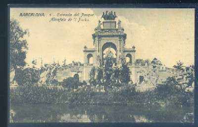 POSTAL ANTIGUA DE BARCELONA Nº 5 CASCADA DEL PARQUE