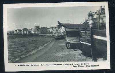 POSTAL DE TARRAGONA. CAMBRILS. UN ASPECTO DE LA PLAYA Nº 4