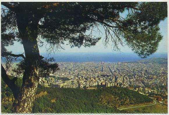 POSTAL DE BARCELONA. VISTA GENERAL Nº 161
