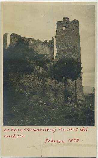 POSTAL ANTIGUA DE BARCELONA. GRANOLLERS. RUINAS DEL CASTILLO