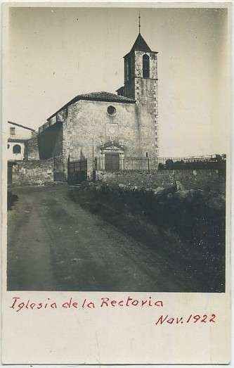 POSTAL ANTIGUA DE BARCELONA. IGLESIA DE LA RECTORIA