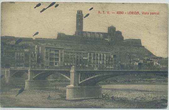 POSTAL ANTIGUA DE LERIDA. VISTA PARCIAL Nº 4050.