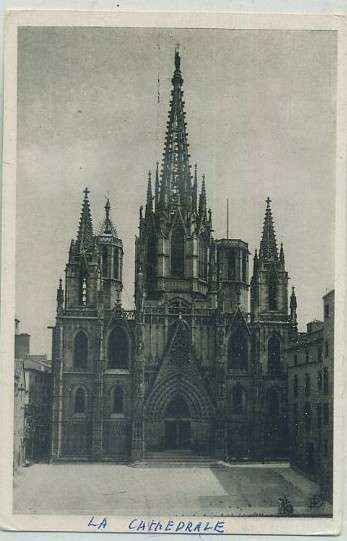 POSTAL ANTIGUA DE BARCELONA. Nº 2 LA CATEDRAL