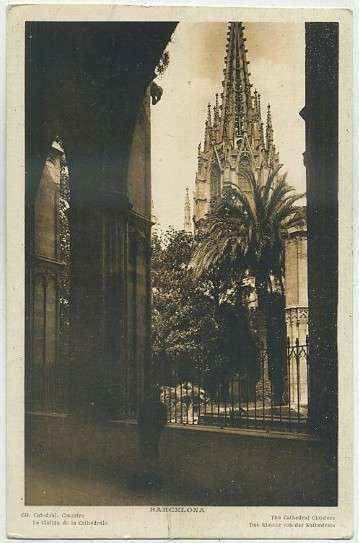 POSTAL ANTIGUA DE BARCELONA. Nº 69 CATEDRAL. CLAUSTRO