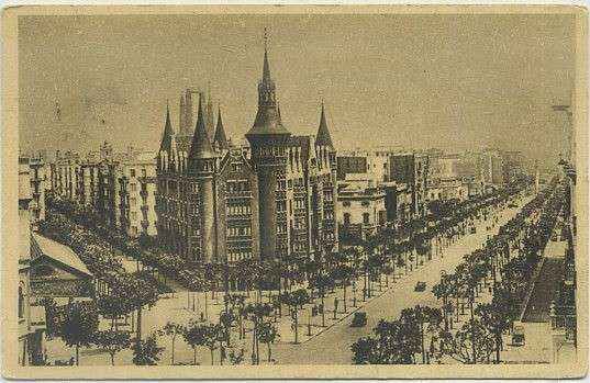 POSTAL ANTIGUA DE BARCELONA. LA GRANDE RUE DIAGONALE