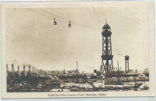 POSTAL DE BARCELONA. PUERTO