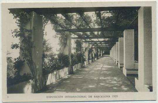 POSTAL ANTIGUA DE BARCELONA. EXPOSICION DE 1929. Nº 3. LA ROSALEDA