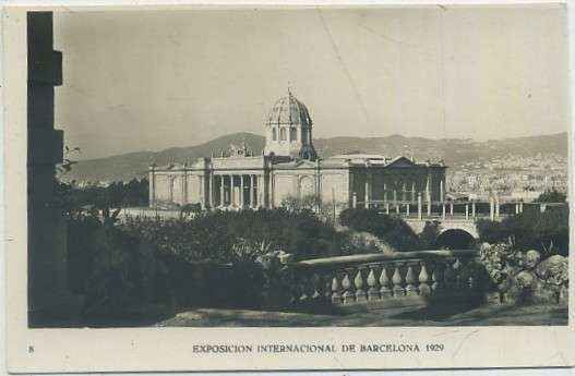 POSTAL ANTIGUA DE BARCELONA. EXPOSICION DE 1929. Nº 8. PALACIO DE INDUSTRIAS QUIMICAS