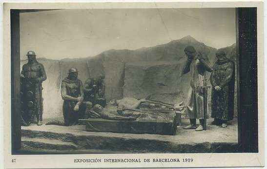 POSTAL ANTIGUA DE BARCELONA. EXPOSICION DE 1929. Nº 47. PAL. NACIONAL. JAIME l