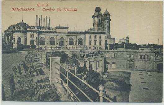 POSTAL ANTIGUA DE BARCELONA. AVENIDA DEL TIBIDABO
